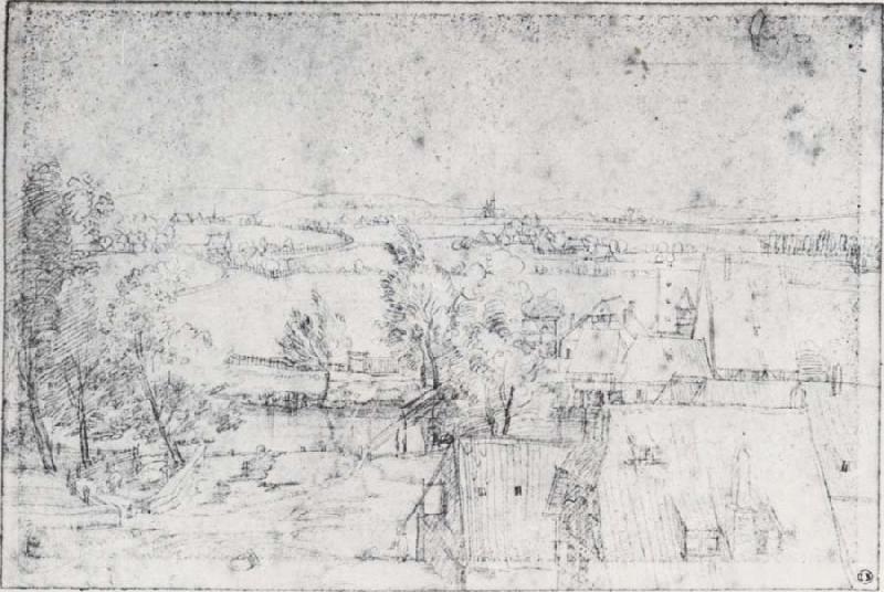 Albrecht Durer The Wire-Drawing Mill on the pegnita oil painting image
